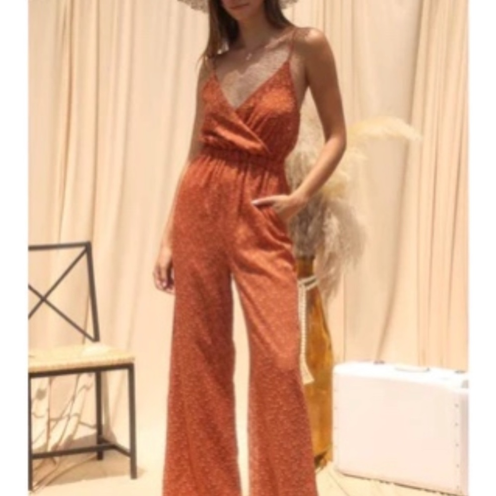 Endless Blu orange jumpsuit